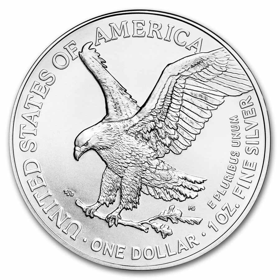 2026 1 oz Silver Eagle - w/Happy Birthday, White Card, In TEP