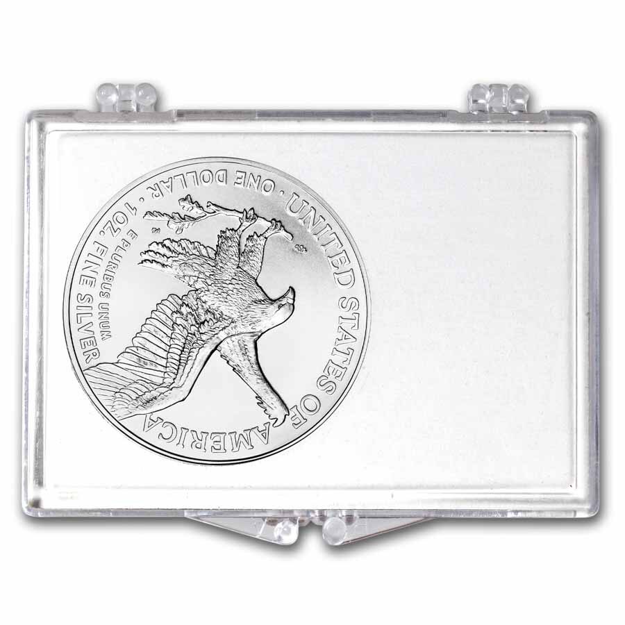2026 1 oz Silver Eagle - w/Snap-Lock Holder, Happy Birthday