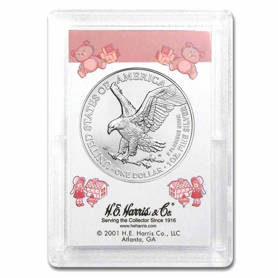 2026 1 oz Silver Eagle - w/Harris Holder, It's A Girl! Design
