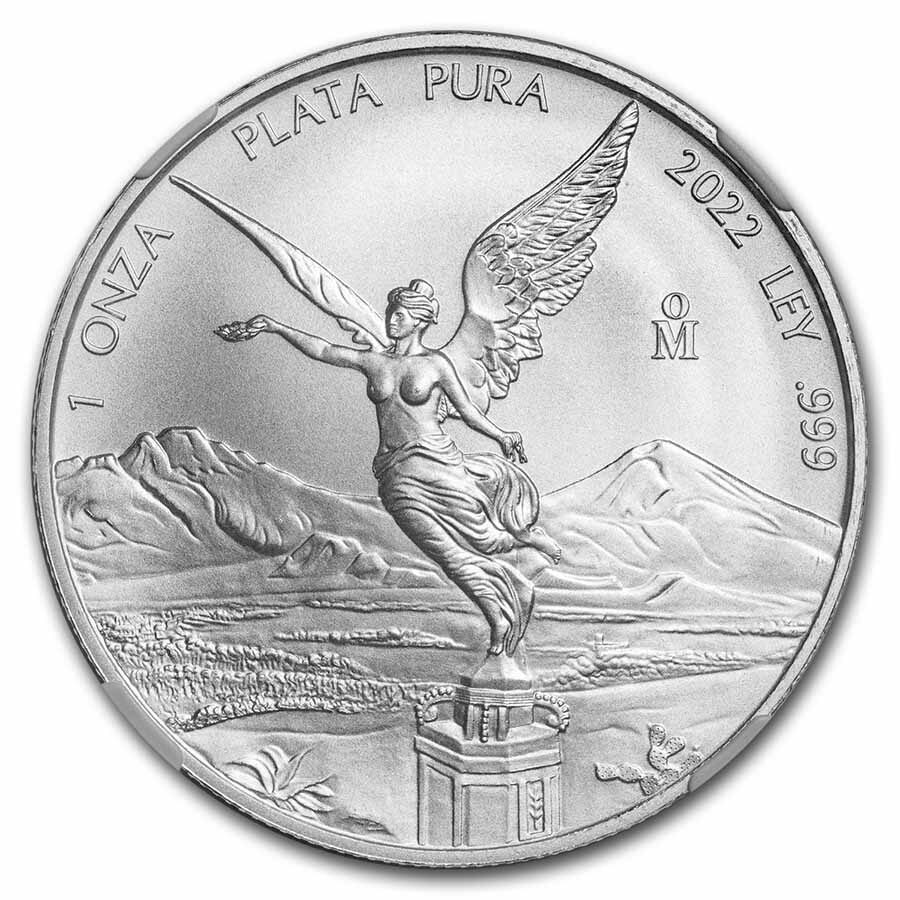 2022 Mexico 1 oz Silver Libertad MS-70 NGC