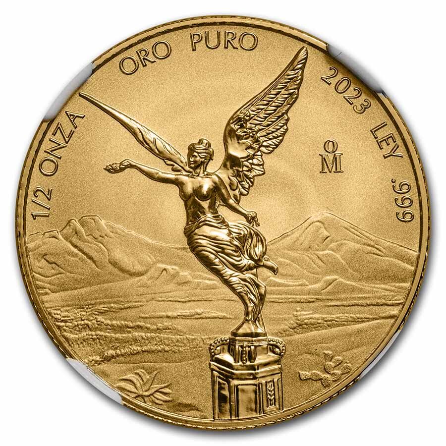 2023 Mexico 1/2 oz Rev Prf Gold Libertad PF-70 NGC