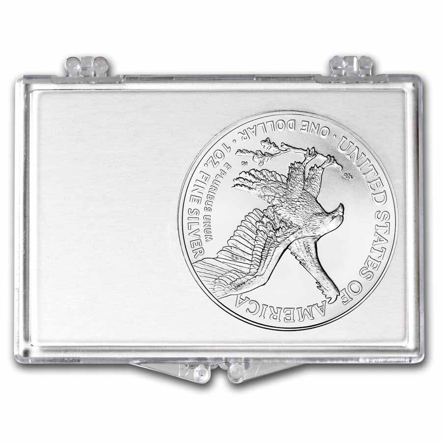 2026 1 oz Silver Eagle - w/Snap-Lock, Embossed Eagle Design