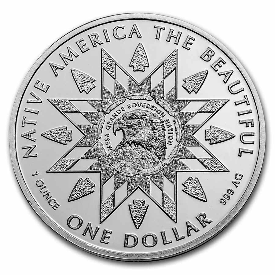 2023 1 oz Silver NATB Hawaii Volcanoes National Park (Box/COA)