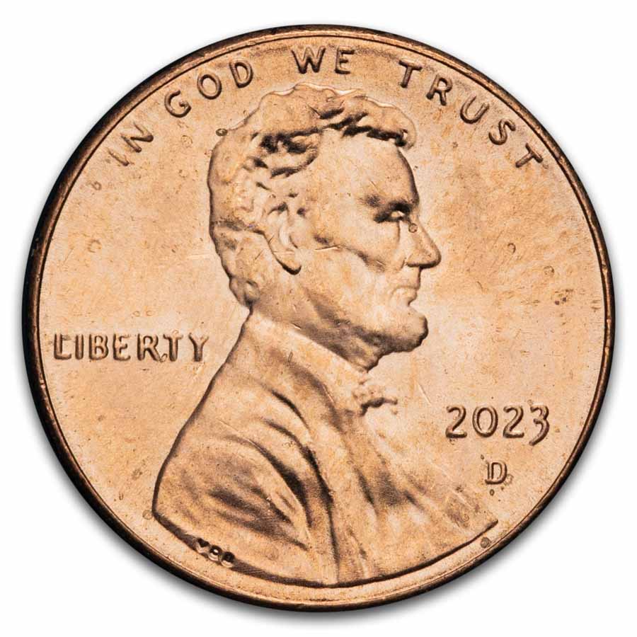 2023-D Lincoln Cent BU (Red)