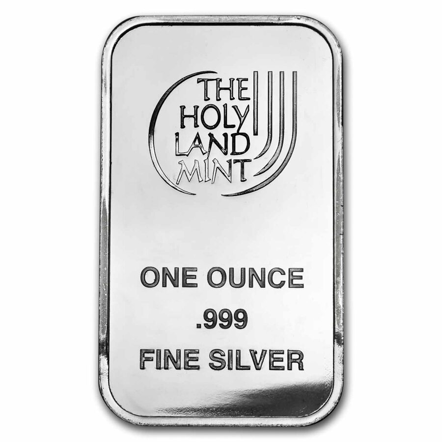 1 oz Silver Bar - Holy Land Mint (Dove of Peace)