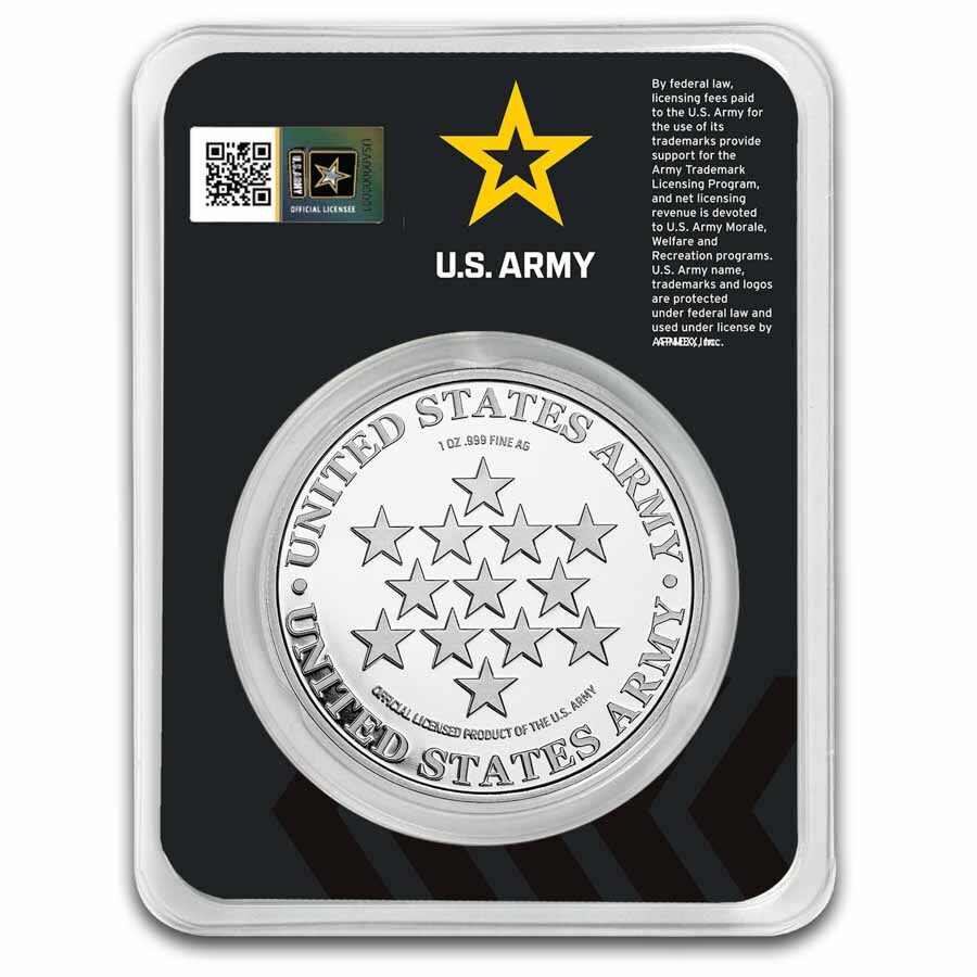 1 oz Silver Round - U.S. Army Seal (In TEP)