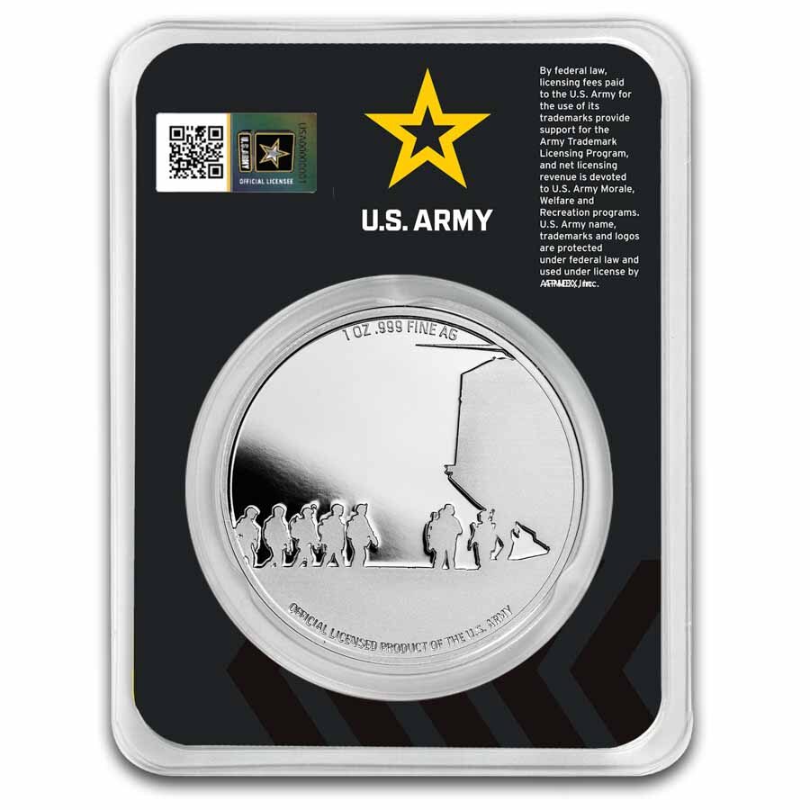 1 oz Silver Round - U.S. Army Vintage (In TEP)