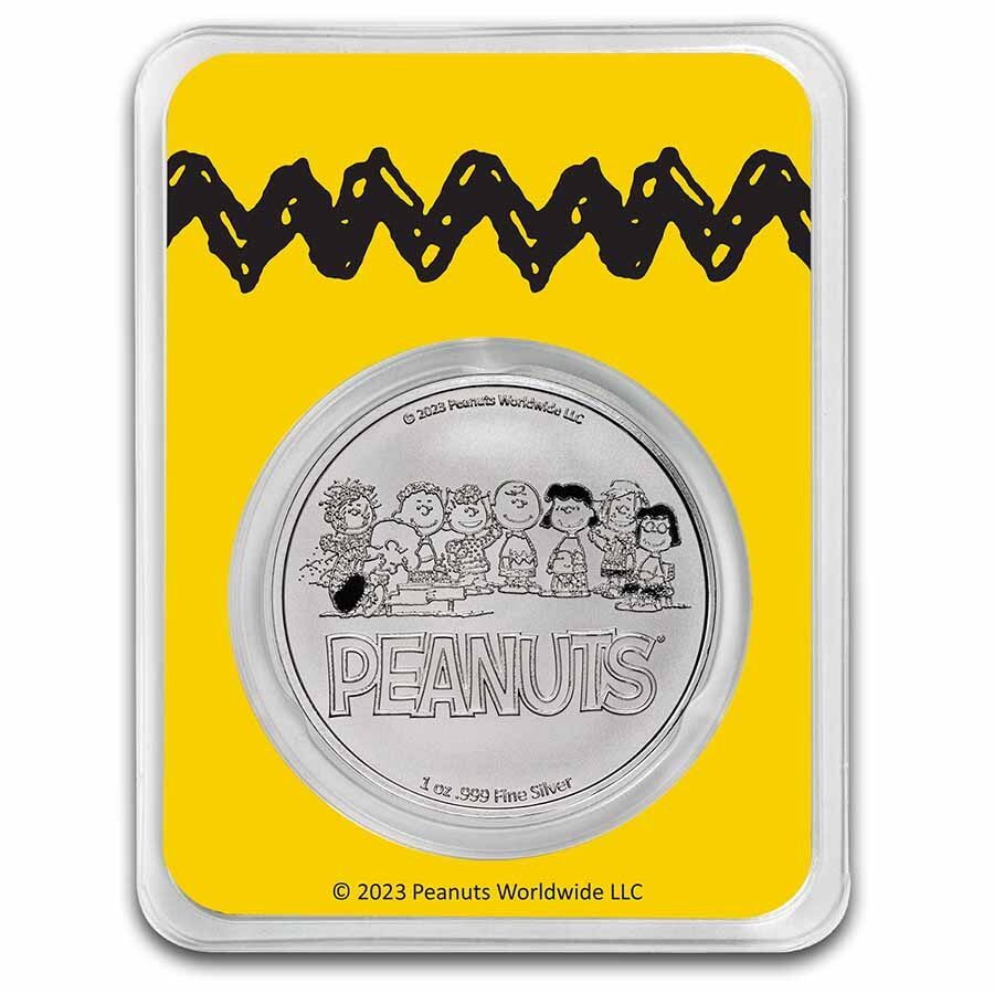Peanuts® Kite-Eating Tree 1 oz Colorized Silver