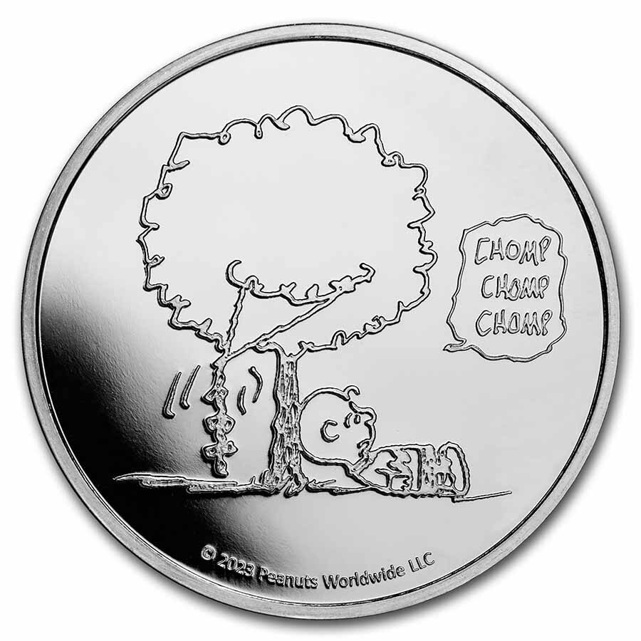 Peanuts® Kite-Eating Tree 1 oz Silver Proof
