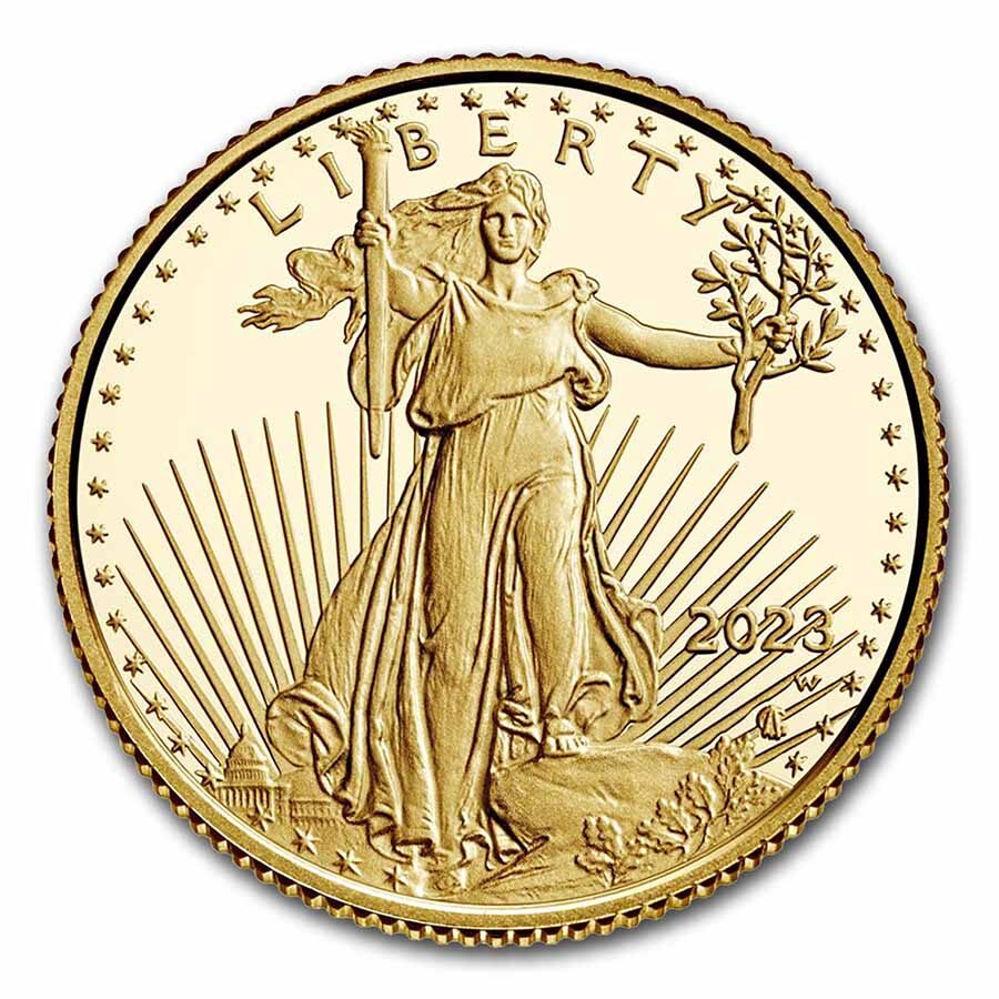 2023-W 1/10 oz Proof Gold Eagle PR-70 PCGS (Advanced Release)