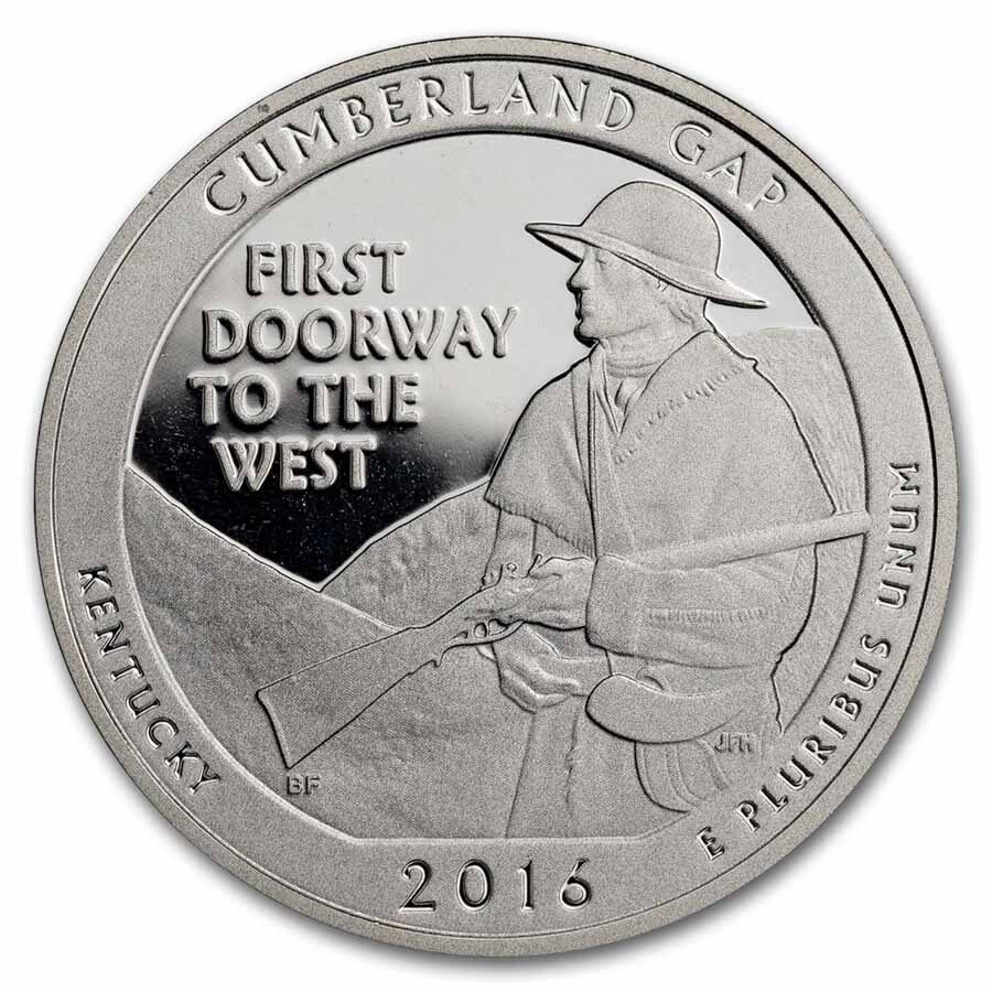 2016-S ATB Quarter Cumberland Gap Nat. Hist. Park Proof (Silver)