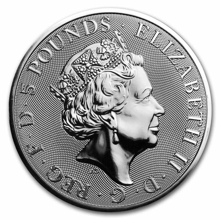 2 oz Silver Queen's Beasts BU (Random)