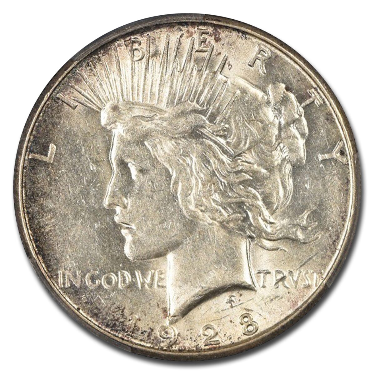 1928-S Peace Dollar AU-55 PCGS