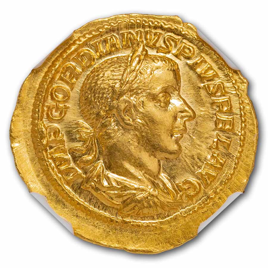 Rome AV Aureus Gordian III (238-244 AD) MS NGC (RIC IV 101)