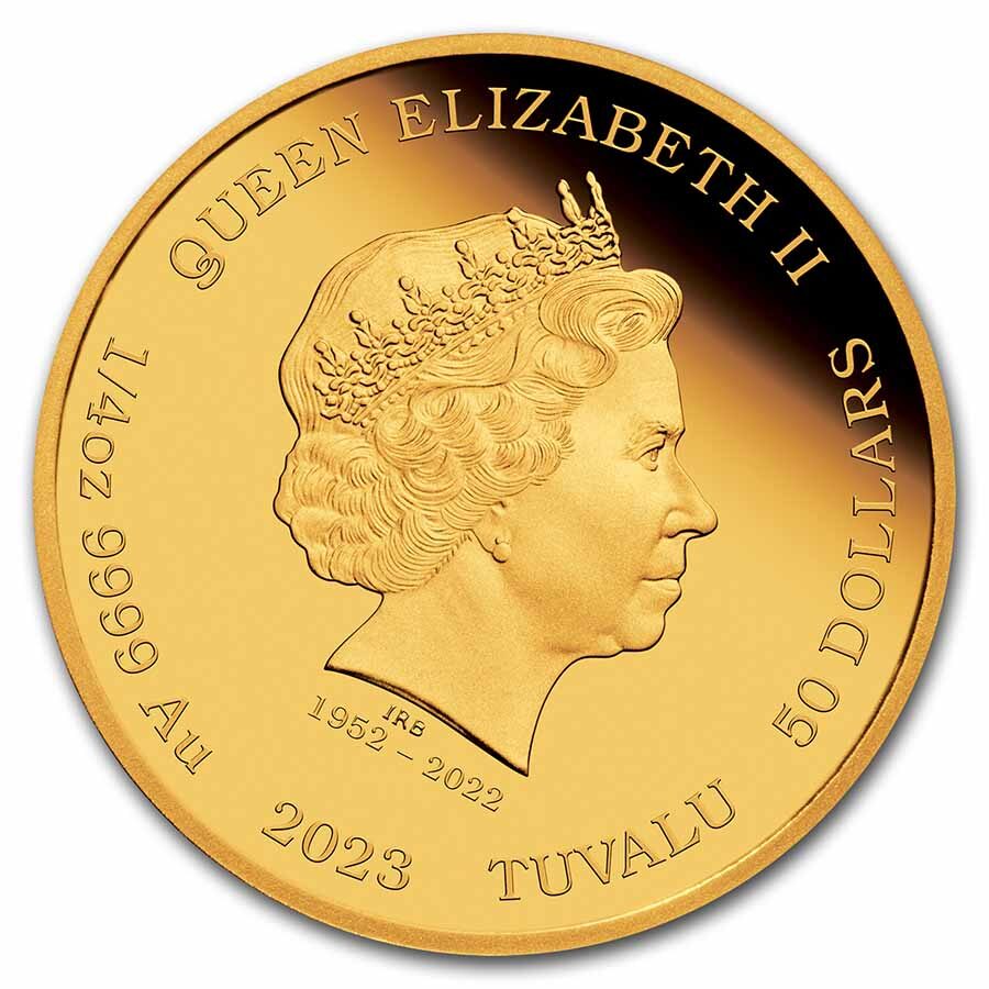 2023 Tuvalu 1/4 oz Gold 007 James Bond Legacy Series 2nd Issue