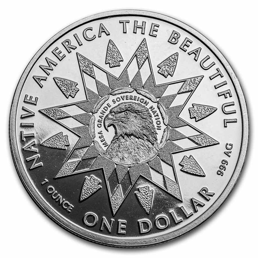 2023 1 oz Silver NATB New Hampshire (Colorized)