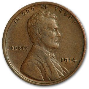 1914 Lincoln Cent VF