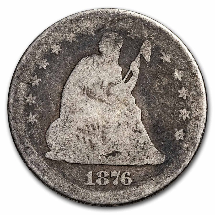 1876-S Liberty Seated Quarter Good