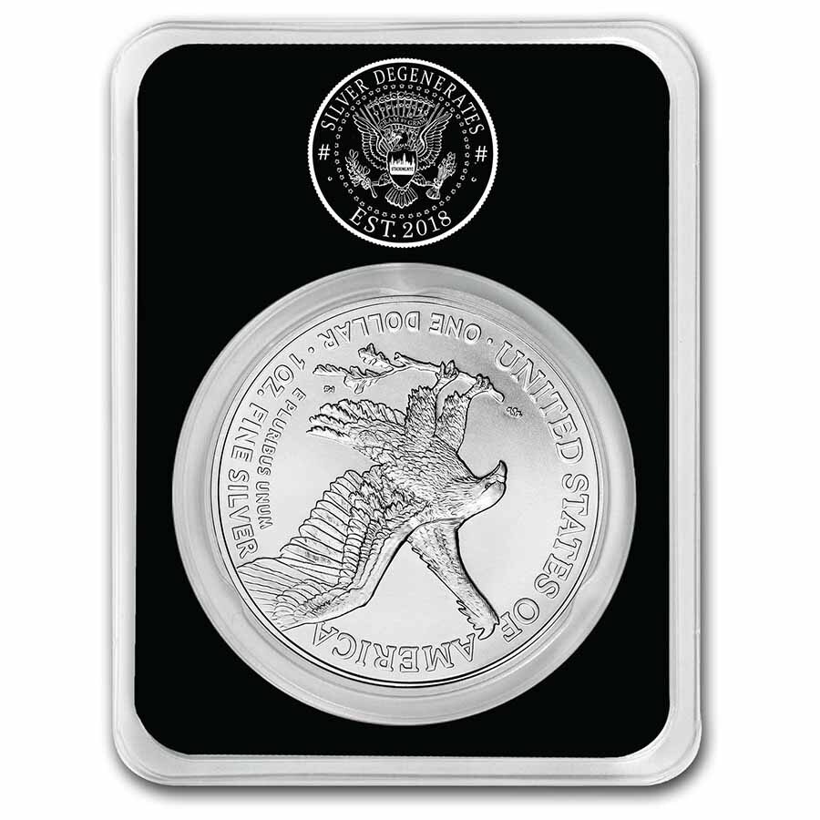 2023 1 oz Silver Eagle - Limited Edition Silver Degenerates TEP