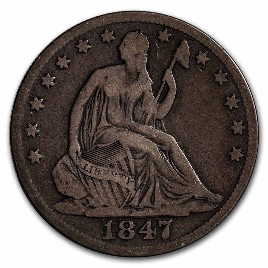 1847-O Liberty Seated Half Dollar VF