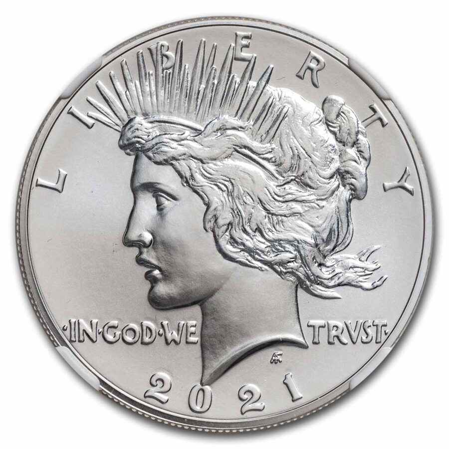2021 Silver Peace Dollar MS-70 NGC