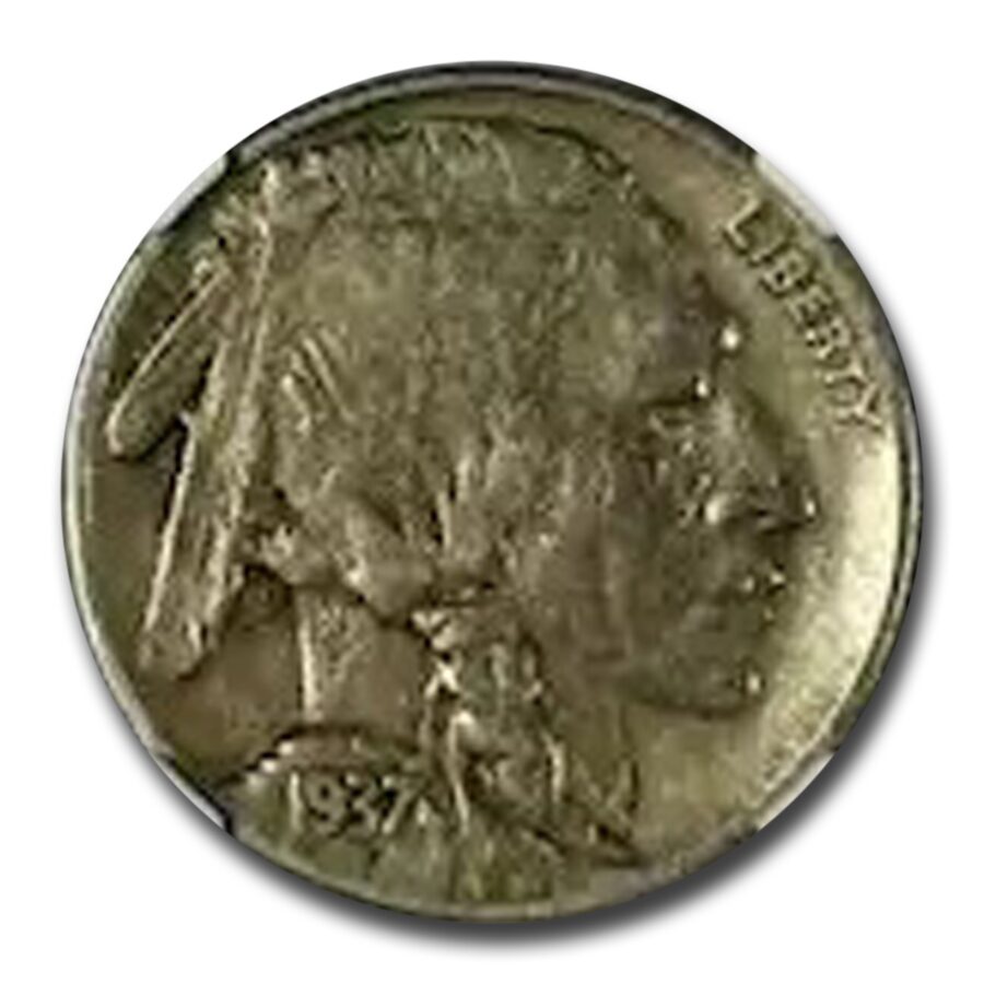 1937-D 3 Legged Buffalo Nickel VF-35 NGC