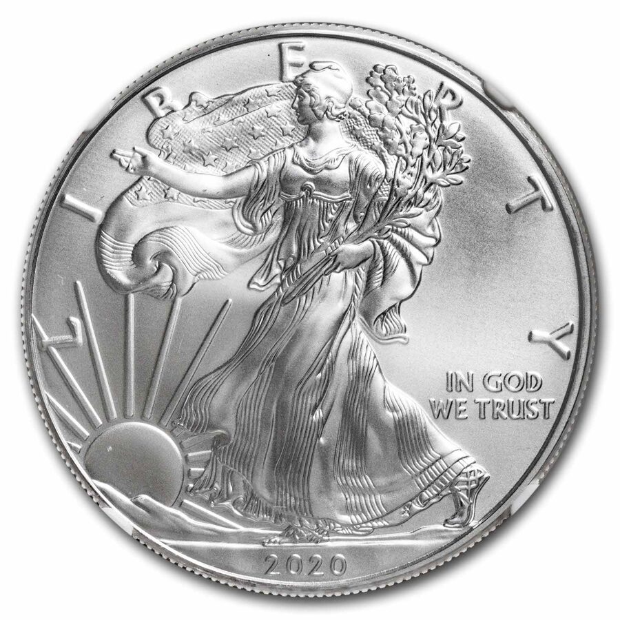 2020 (P) American Silver Eagle MS-70 NGC