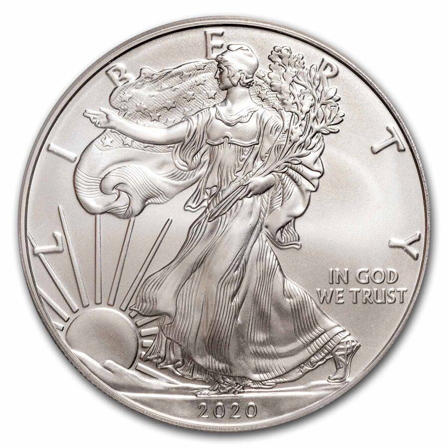 2020 (W) Silver American Eagle MS-70 PCGS (FirstStrike)