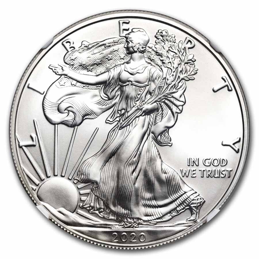 2020 American Silver Eagle MS-70 NGC (Early Releases)