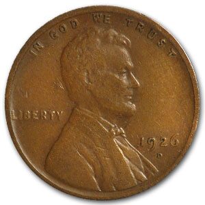 1926-D Lincoln Cent VF