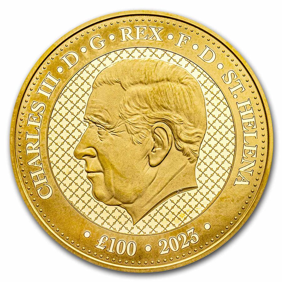 2023 St. Helena 1 oz Gold India Wildlife Macaque (COA #2, w/ Box)