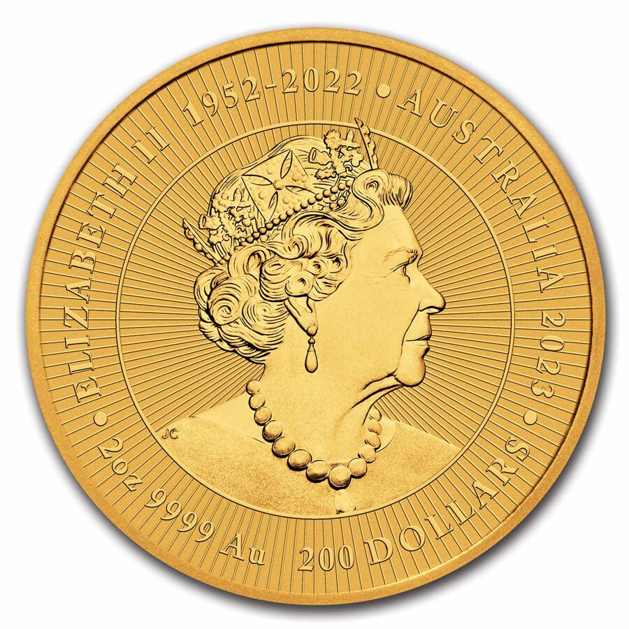 2023 Australia 2 oz Gold Next Generation Kangaroo BU