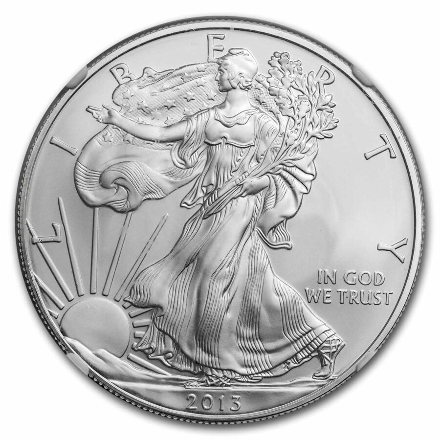 2013 (S) American Silver Eagle MS-69 NGC