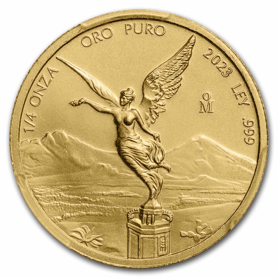 2023 Mexico 1/4 oz Gold Libertad MS-70 PCGS (FS, Green Label)