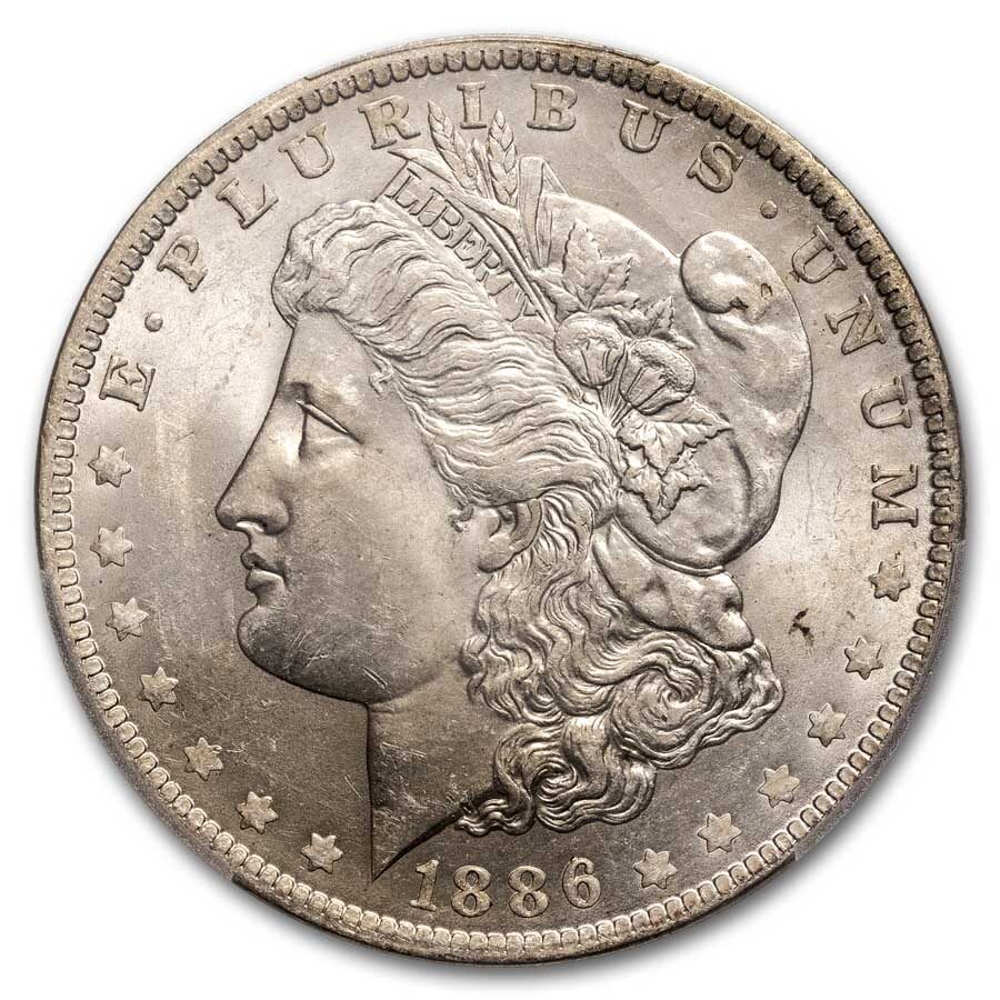 1886-O Morgan Dollar MS-62 PCGS