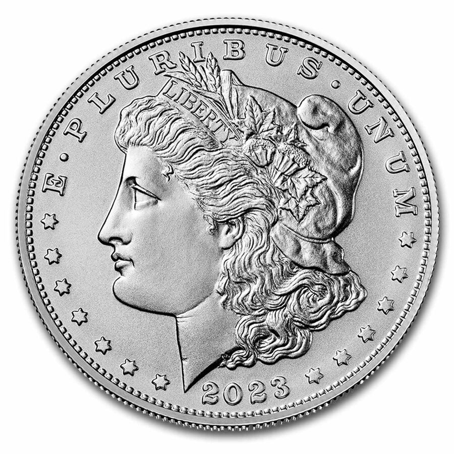 2023 Silver Morgan Dollar MS-70 PCGS (Advanced Release, Black)