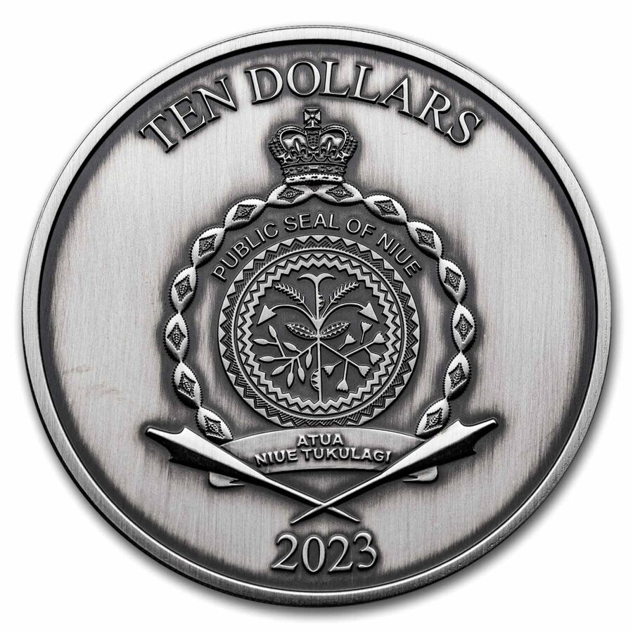 2023 3 oz Silver Coin $10 The Lord of the Rings: Argonath