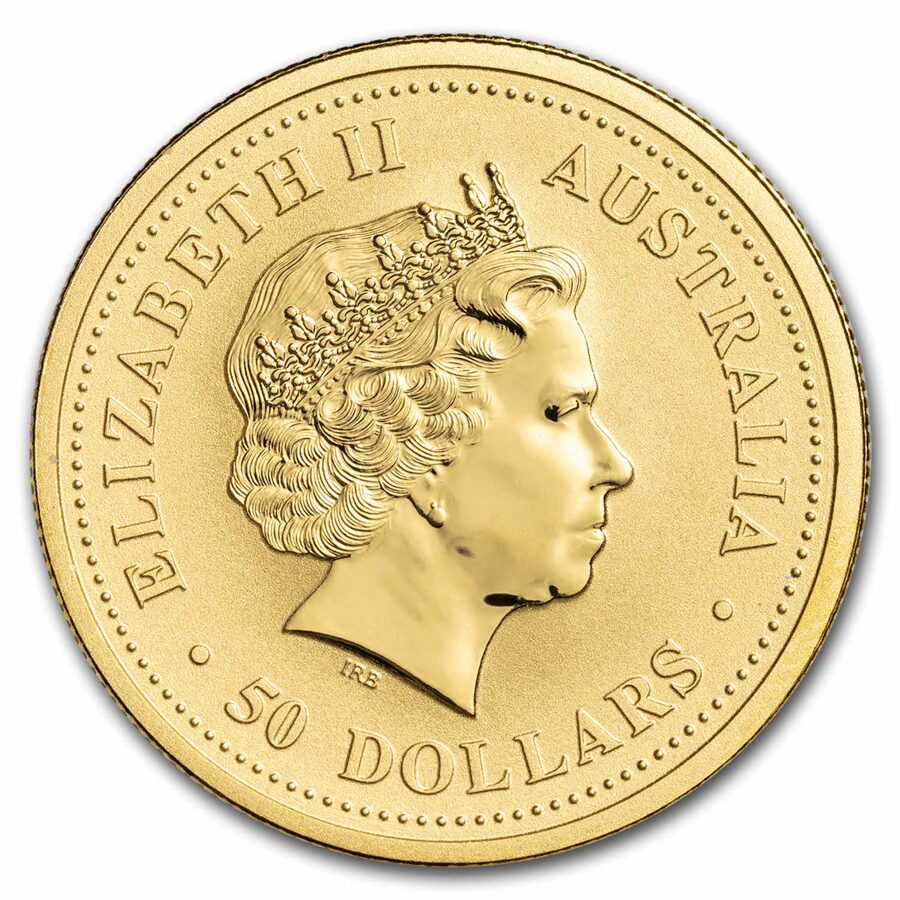 1999 Australia 1/2 oz Gold Kangaroo BU