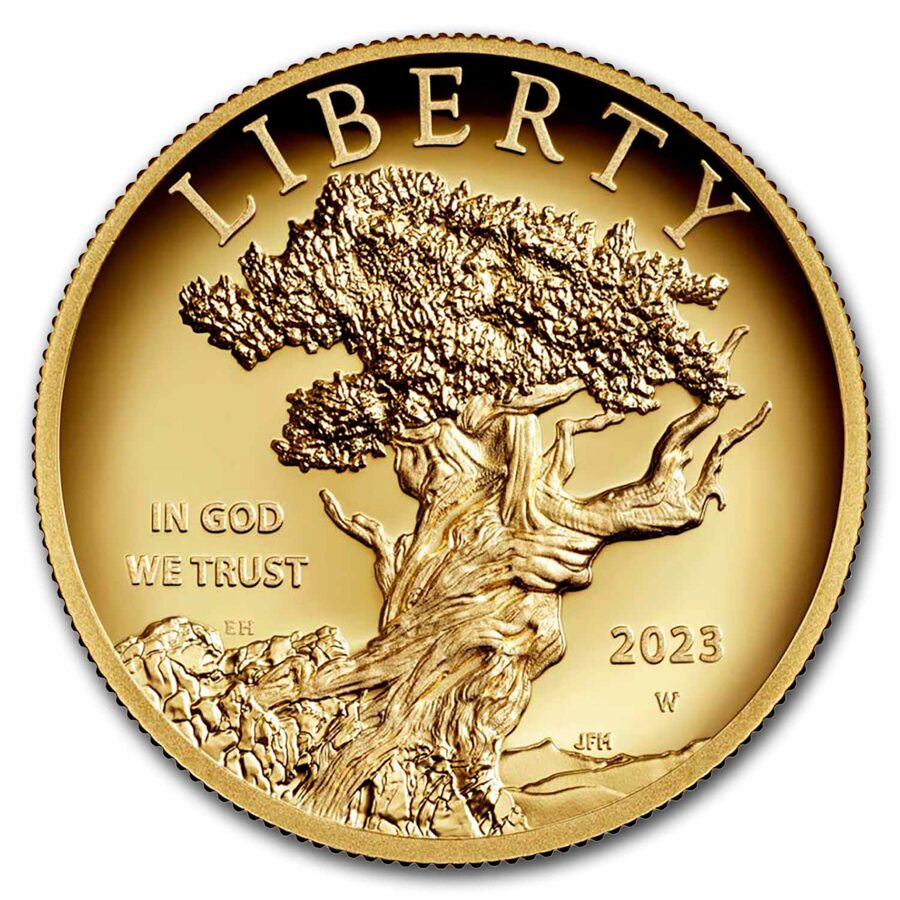 2023-W High Relief American Liberty Gold Proof (Box & CoA)
