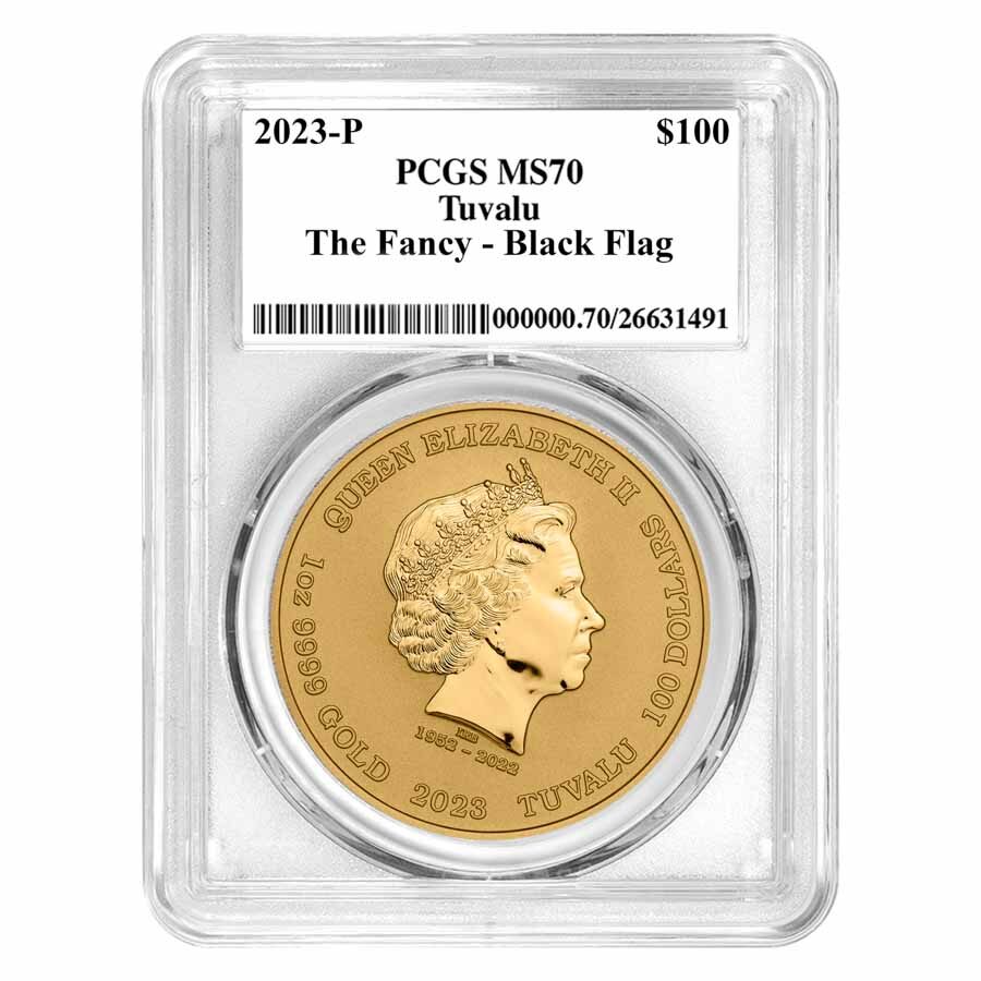 2023 Tuvalu 1 oz Gold The Fancy MS-70 PCGS