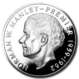 1974-1977 Jamaica $5 Manley Proof