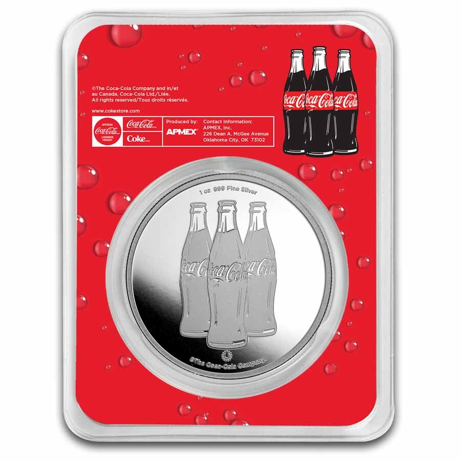 Coca-Cola® 1 oz Silver Struck Round (in TEP)