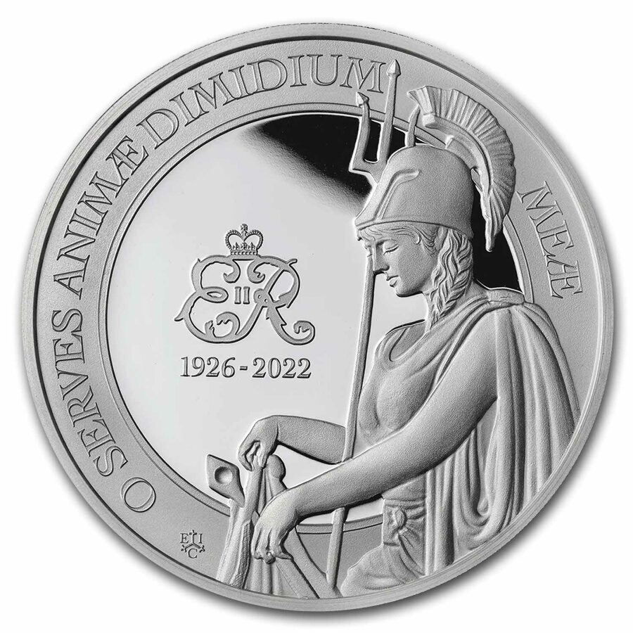 2023 St. Helena 1 oz Silver Queen Elizabeth II Memorial Proof
