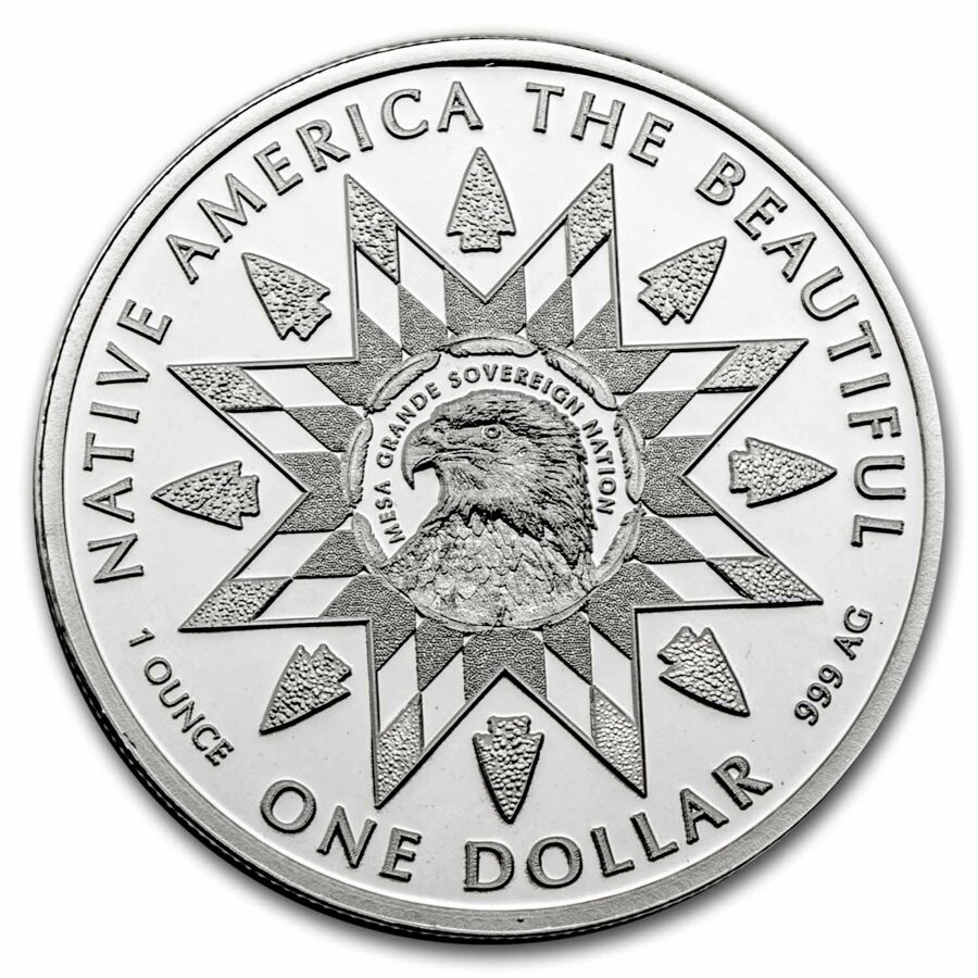 2023 1 oz Silver NATB South Dakota Mount Rushmore (Box/COA)