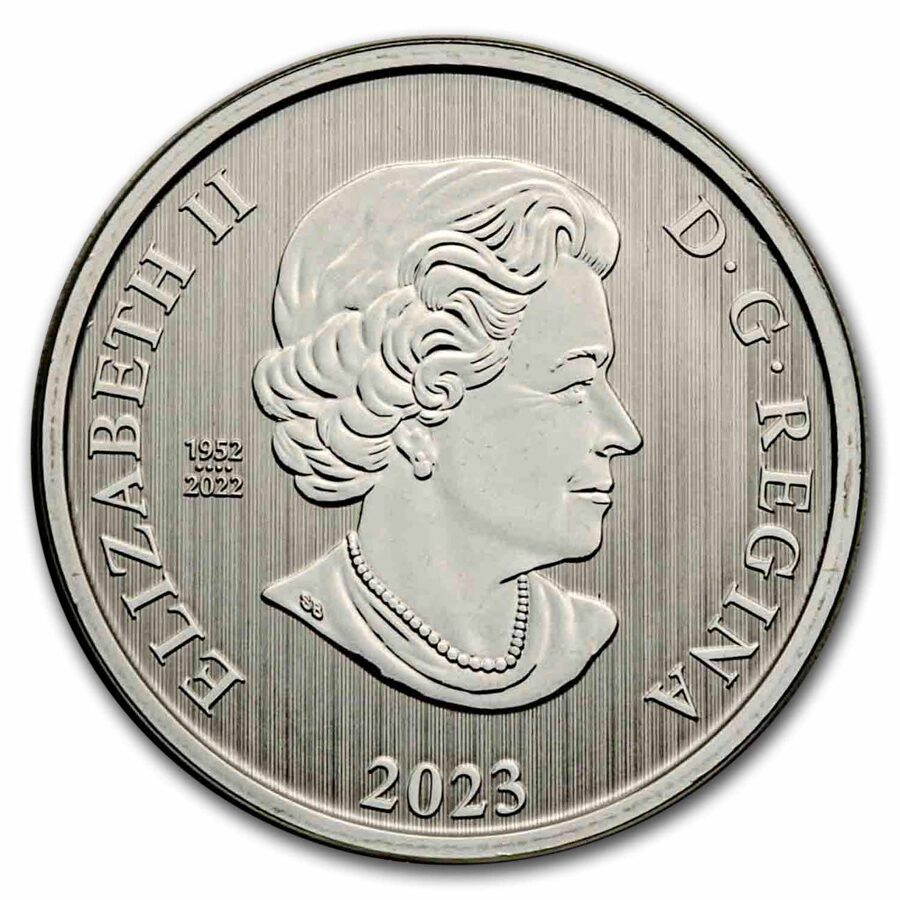 2023 Canada 50-Cent Lenticular Holiday Sledding