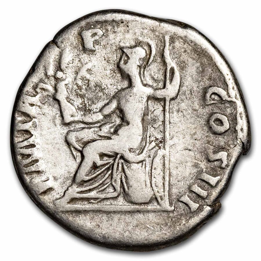 Roman Empire AR Denarius Hadrian (117-38 AD) XF (Random Coin)