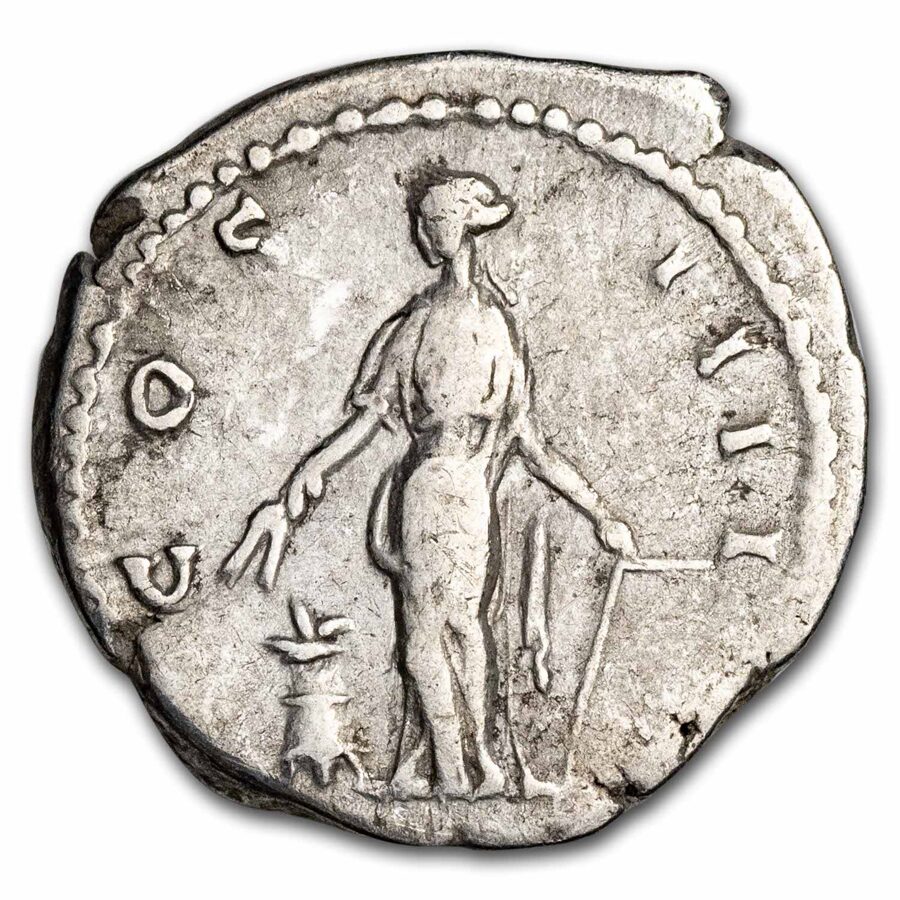 Roman Empire AR Denarius Ant. Pius 138-161 AD XF (Random Coin)