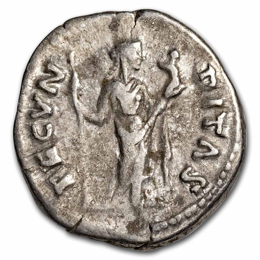 Roman AR Denarius Faustina Jr. 147-175/6 AD XF (Random Coin)