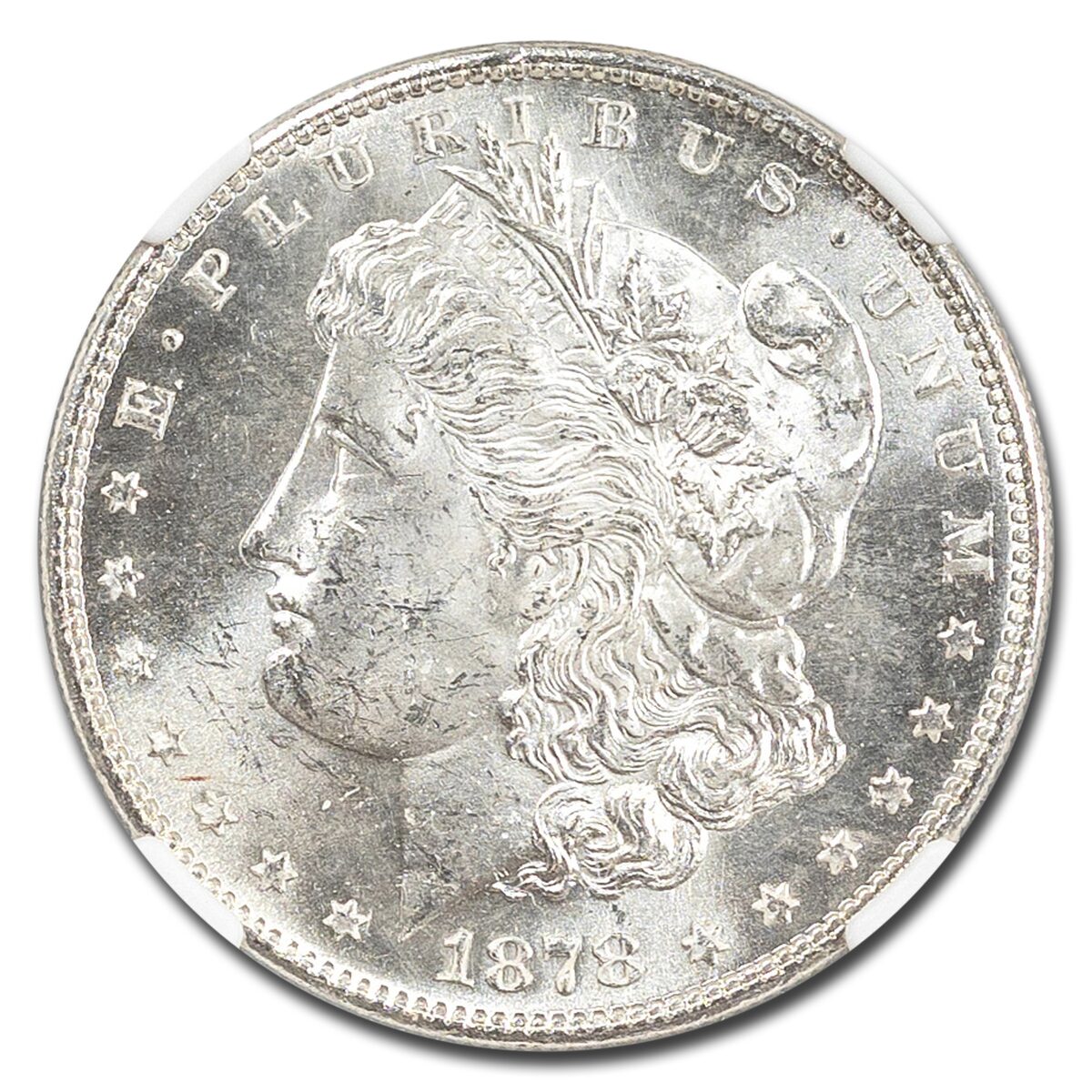 1878-S Morgan Dollar MS-63 NGC (Green Label)