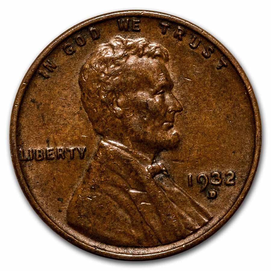 1932-D Lincoln Cent BU (Brown)
